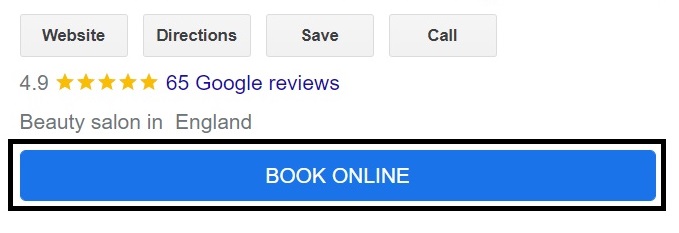 Reserve With Google Book Online Button
